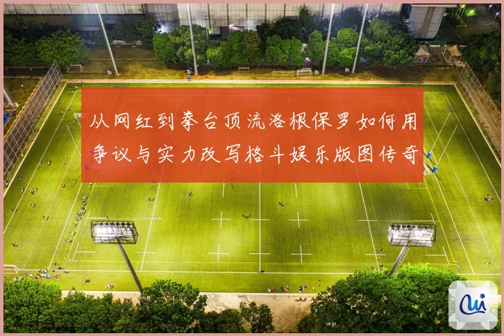 从网红到拳台顶流洛根保罗如何用争议与实力改写格斗娱乐版图传奇